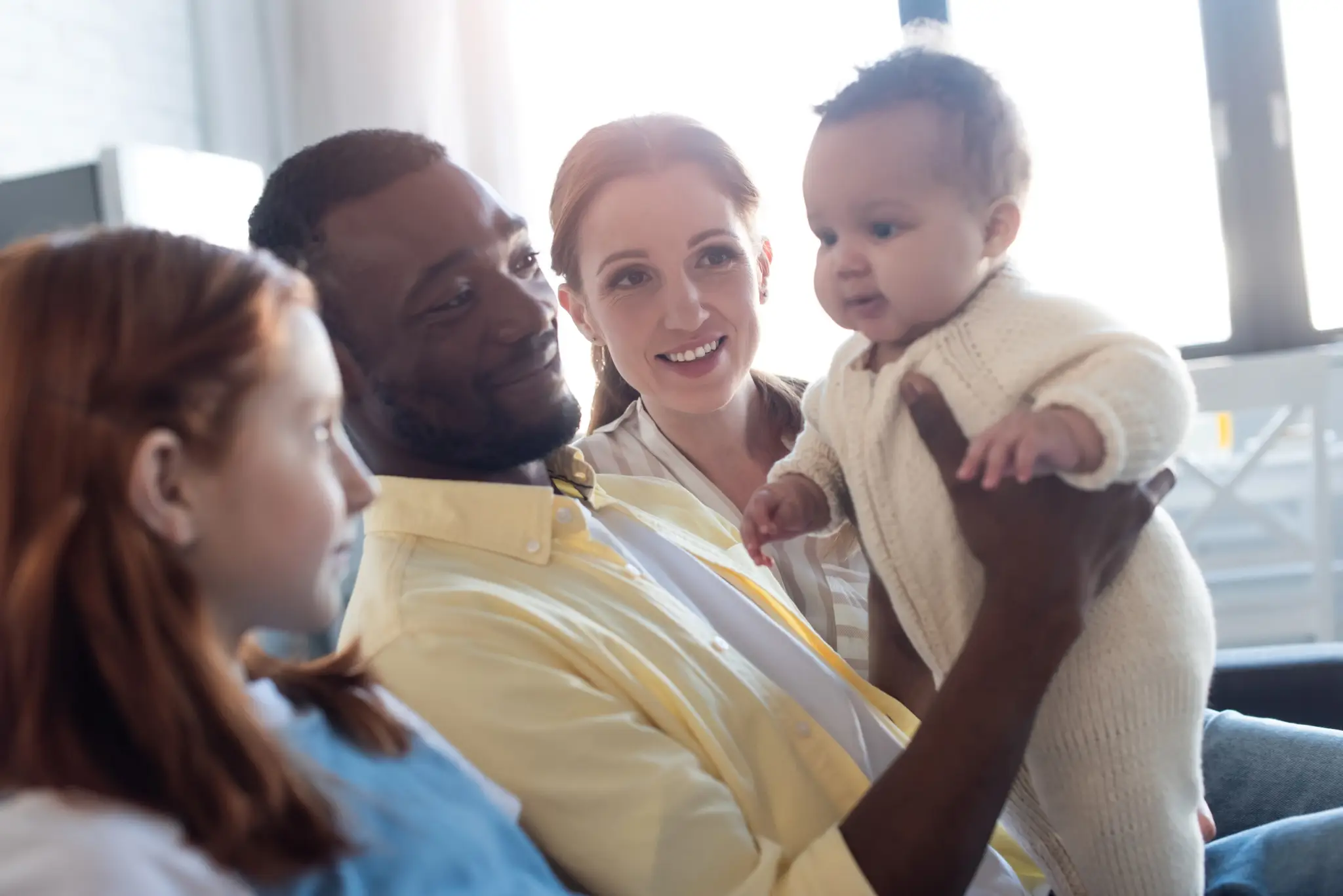 Famille avec un bébé